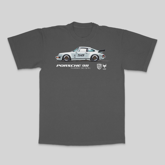 Porsche 911 Turbo 3.6 T-Shirt - Dark Grey