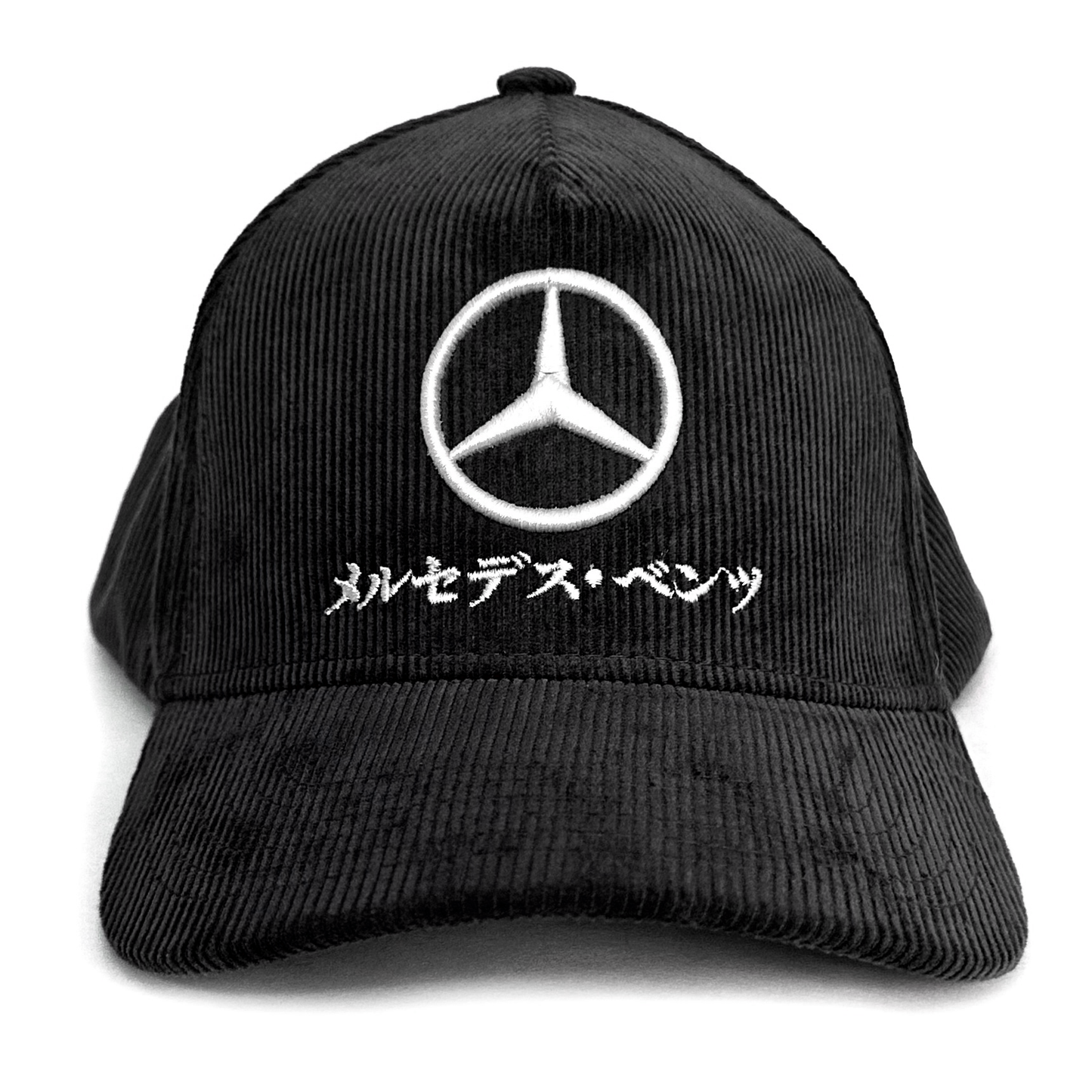 Mercedes Benz 300E Corduroy Hat - Black